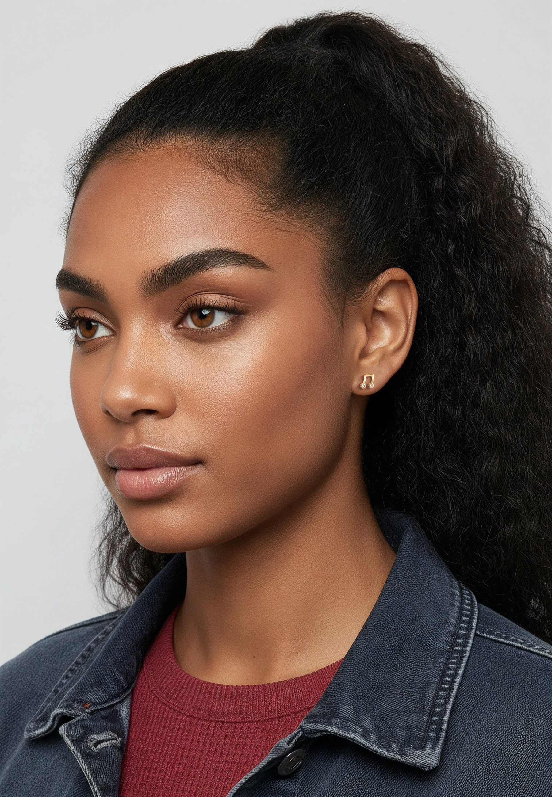 Sofia Milani Paar Ohrstecker Achtel Musiknote, 925 Silber Damen Schmuck - E günstig online kaufen