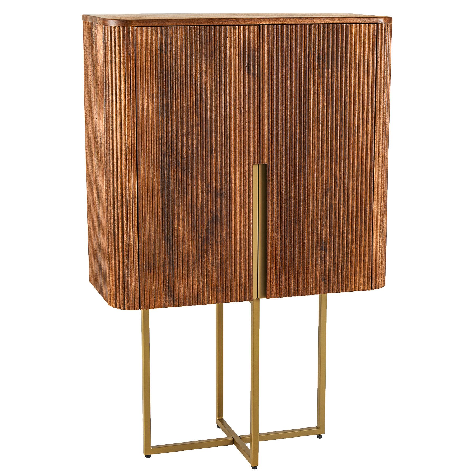 riess-ambiente Highboard GATSBY 125cm braun / günstig online kaufen