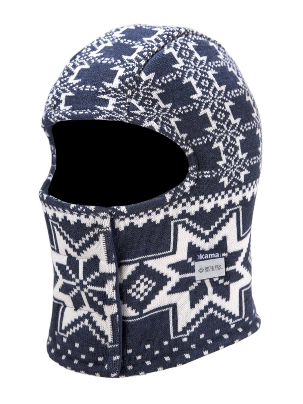 kama Sturmhaube DW22 (winddicht, atmungsaktiv, sehr warm) - navyblau/weiss - 1 Stück