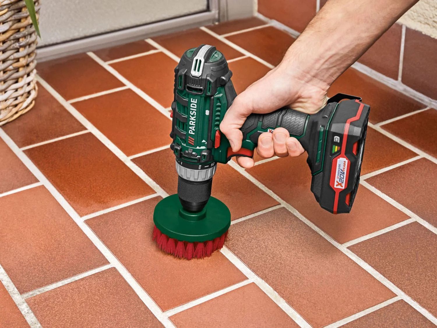 Parkside Polishing Pad Brush Set and Polishing Pads for Cordless Screwdrivers Cleaning Set