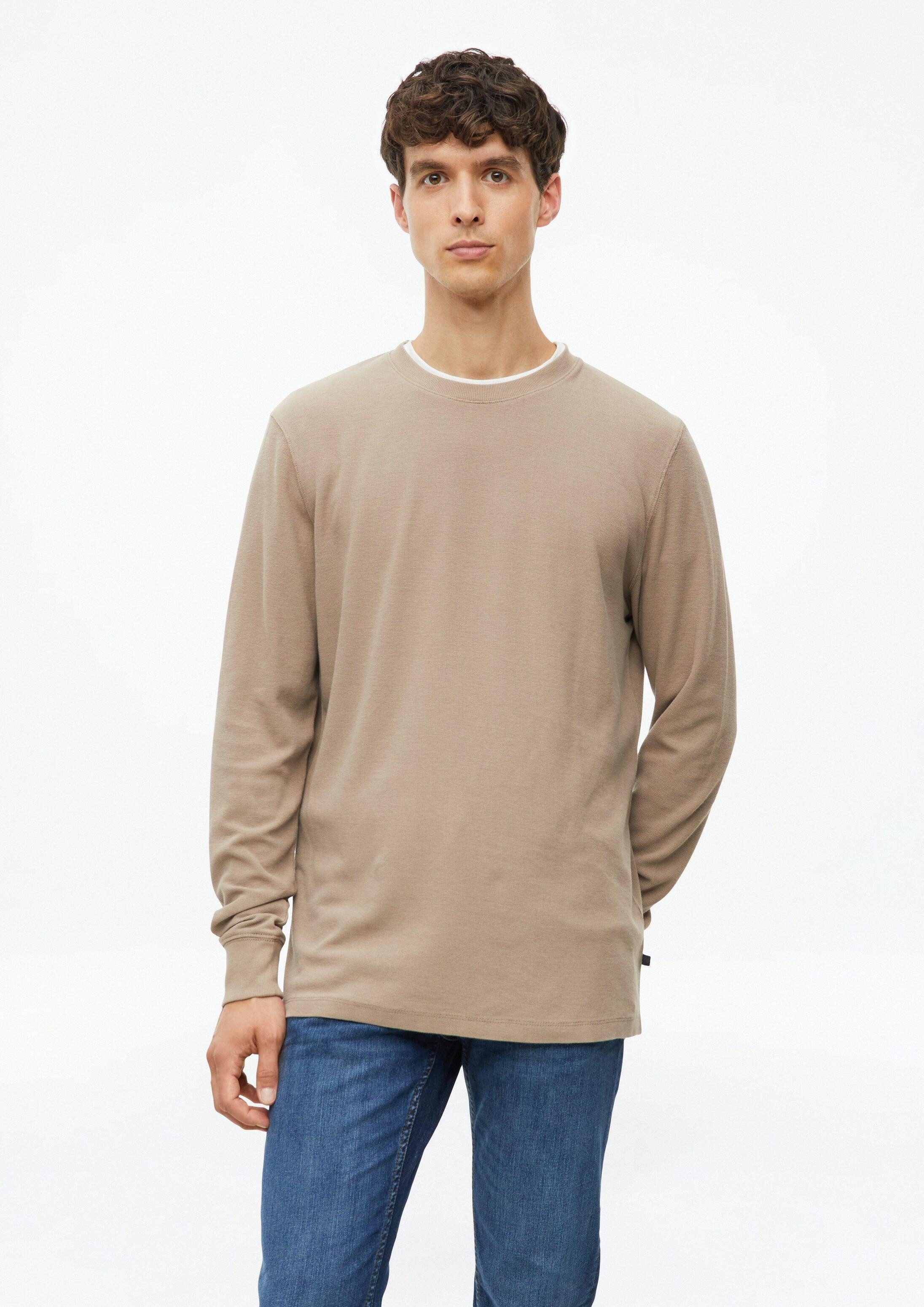 s.Oliver Langarmshirt T-Shirt Langarmshirt aus Waffel-Jersey