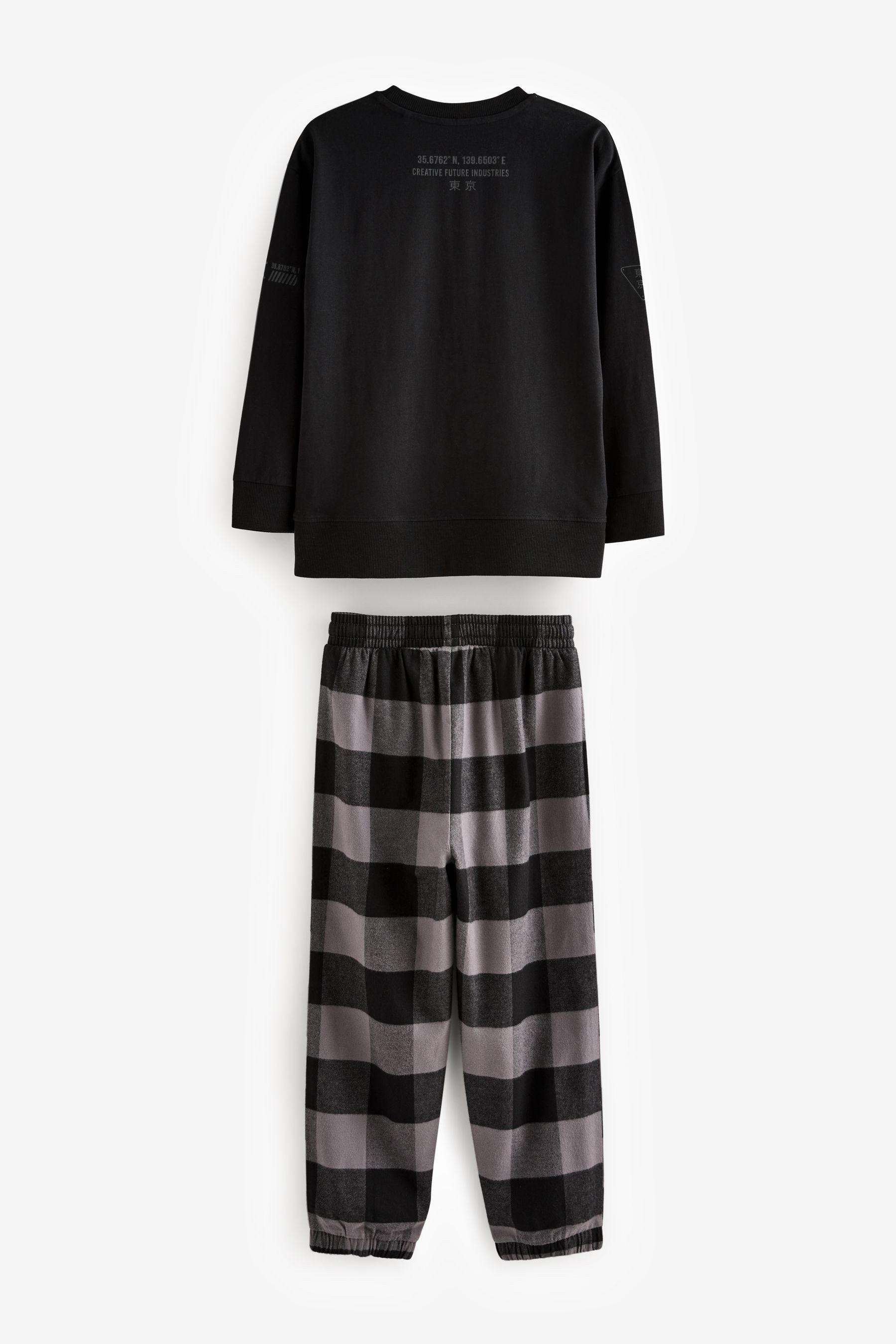 Next Pyjama Karierte Pyjamas aus Webstoff günstig online kaufen