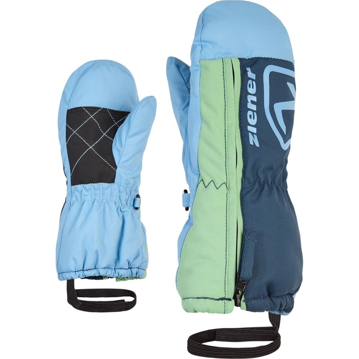 Ziener Skihandschuhe Leon-z Glove Mini Trendige, wind- und wasserabweisende Skihandschuhe für Kinder mit