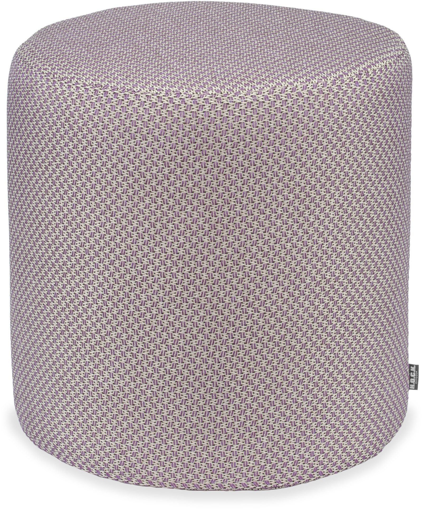 H.O.C.K. Sitzhocker H.O.C.K. Linocea Outdoor Hocker Pouf rund ø45x45cm lila, Hocker, Sitzhocker, Pouf Hocker, Barhocker - wetterfest, vielseitig