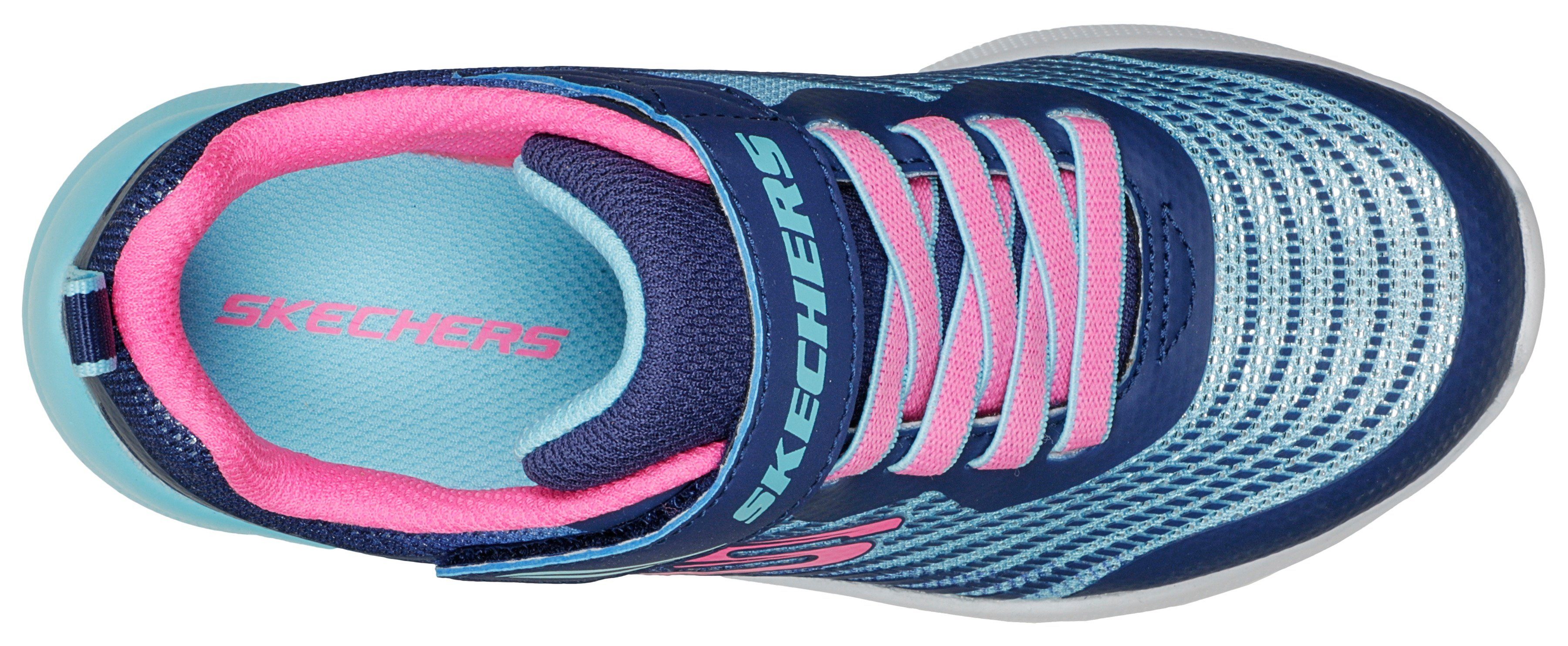 Sneaker Skechers Details Kids kontrastfarbenen MICROSPEC mit