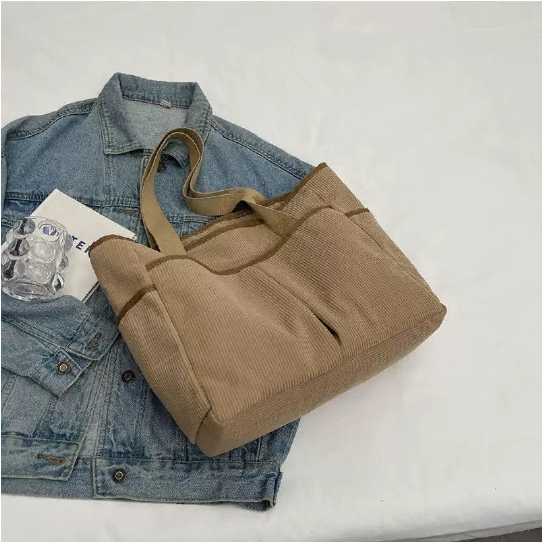 HoyoLee Handels GmbH Umhängetasche Damen Schultertasche Freizeit, Vielseitig, Große Kapazität Tote Bag