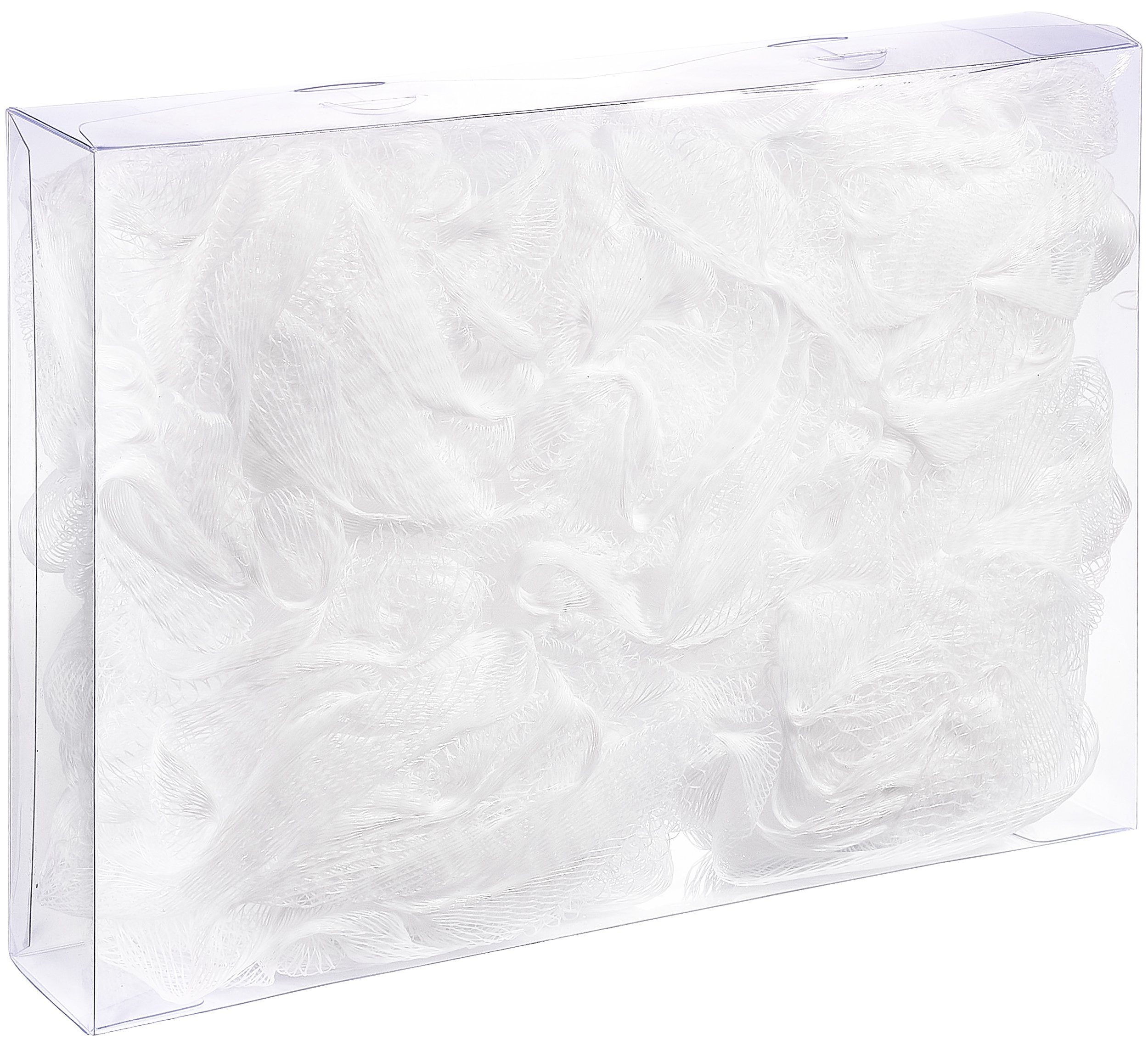 BRUBAKER Duschschwamm Badeschwamm-Set, 5-tlg., 5x Peeling- und Massage-Schwamm, Duschschwamm mit Aufhänger