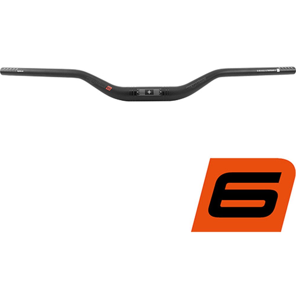 Fahrradlenker Humpert Bügel Riser-Bar 50 Ø = 35,0mm 12° Alu schwarz