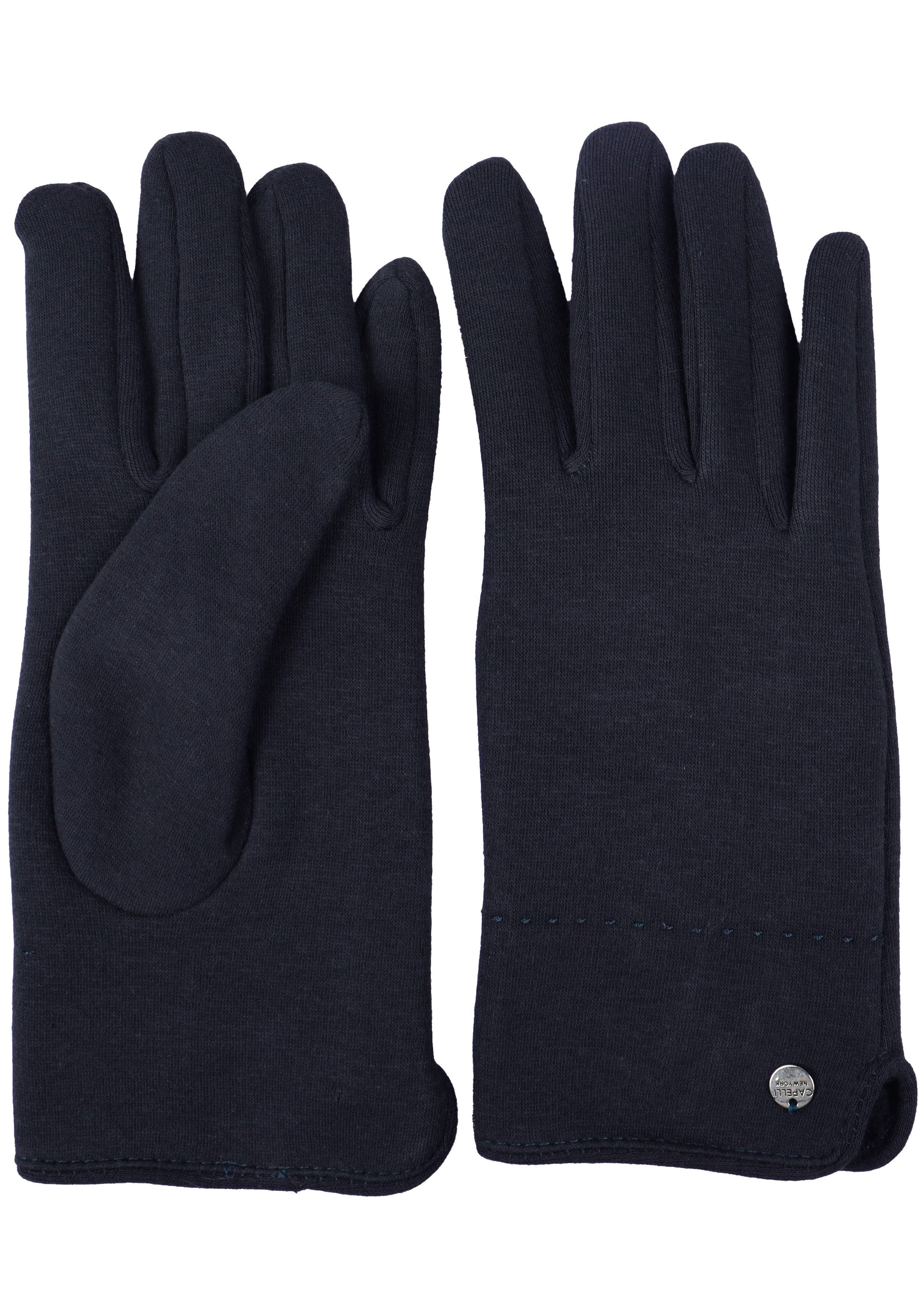 Capelli New York Strickhandschuhe (1 Paar) mit edlem Logoplättchen günstig online kaufen