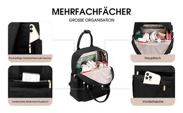 LOVEVOOK Rucksack Freizeitrucksack Wasserdicht Cityrucksack Handtasche 2 in 1, Mini Tasche Daypack Backpack
