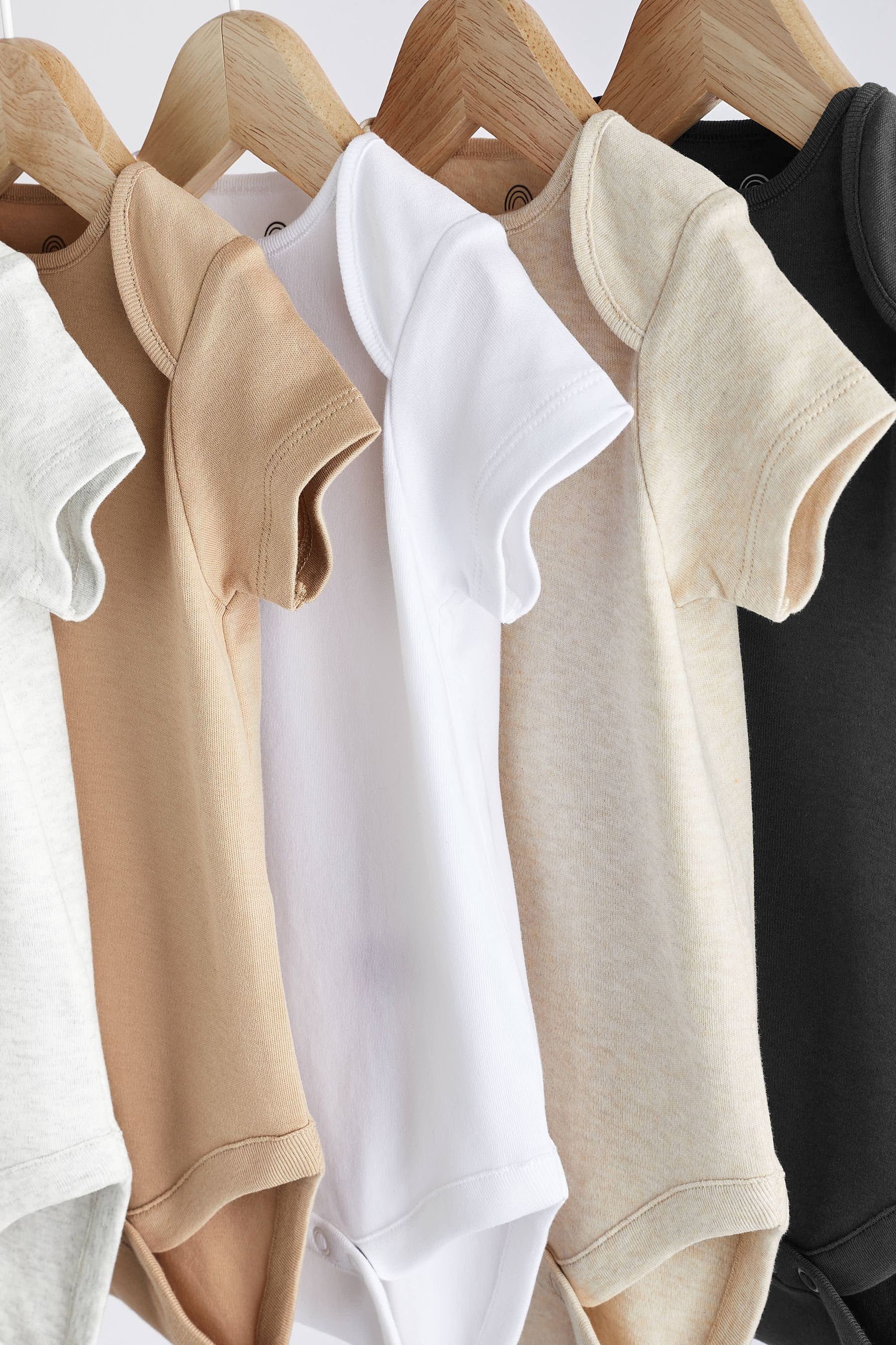 Next Kurzarmbody 5er-Pack Essential Baby-Bodysuits mit kurzem Arm (5-tlg)