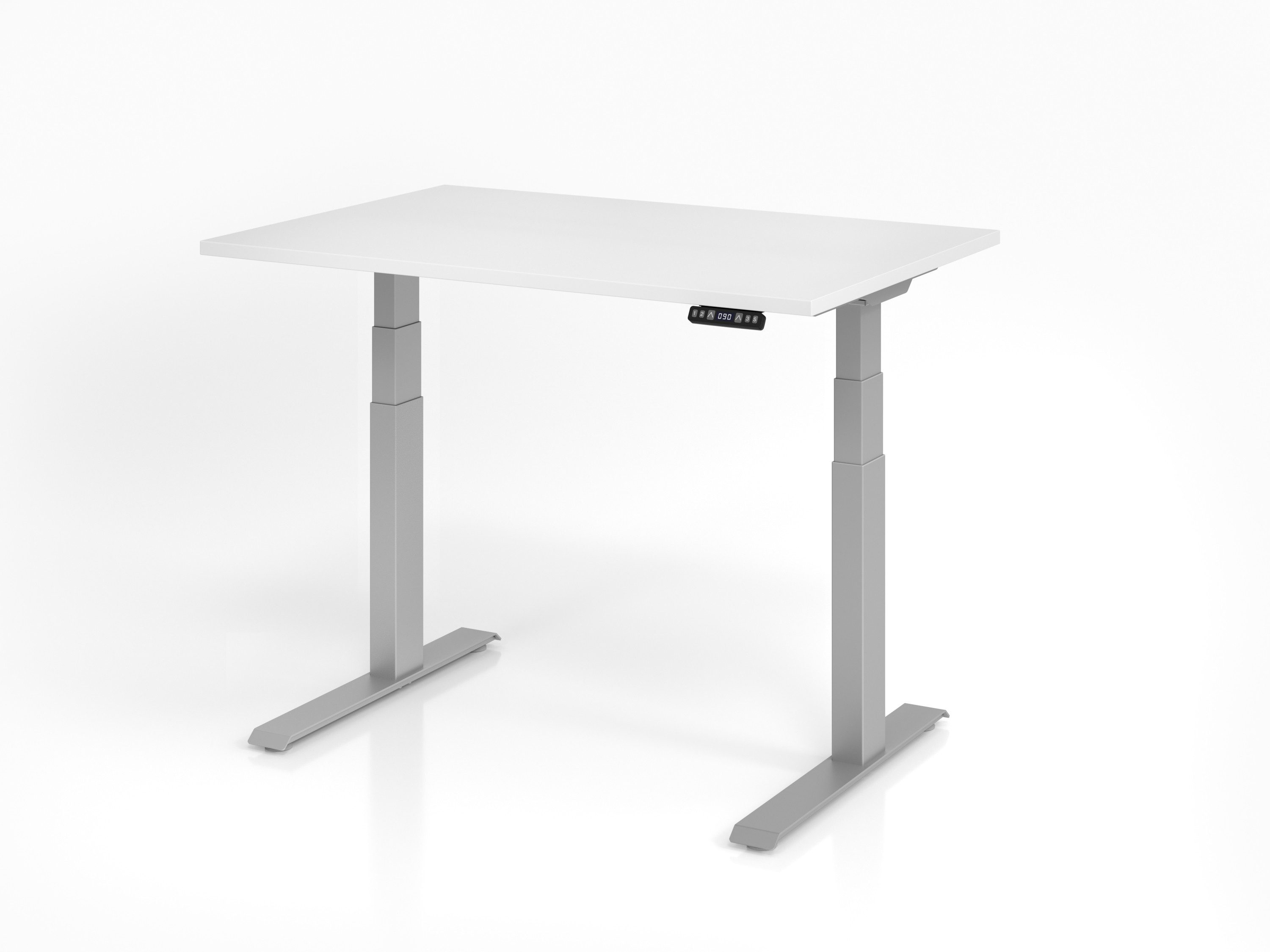 möbel-direkt.de Schreibtisch Basic (Komplett Set, 1-St., Komplett Set), 2-stufigem Elektroantrieb, Memoryschalter