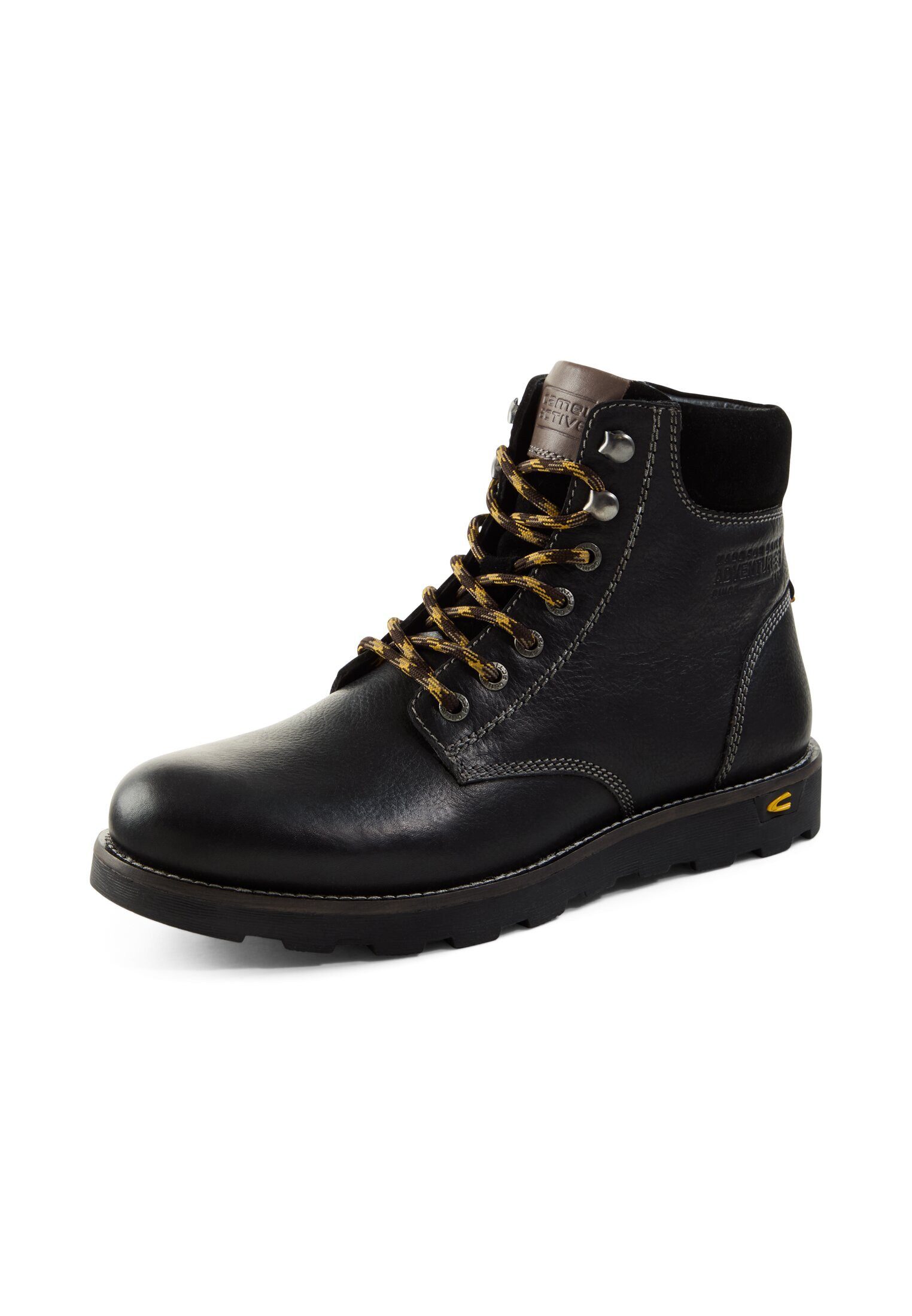 camel active Schnürboot aus echtem Nappaleder Schnürschuh günstig online kaufen
