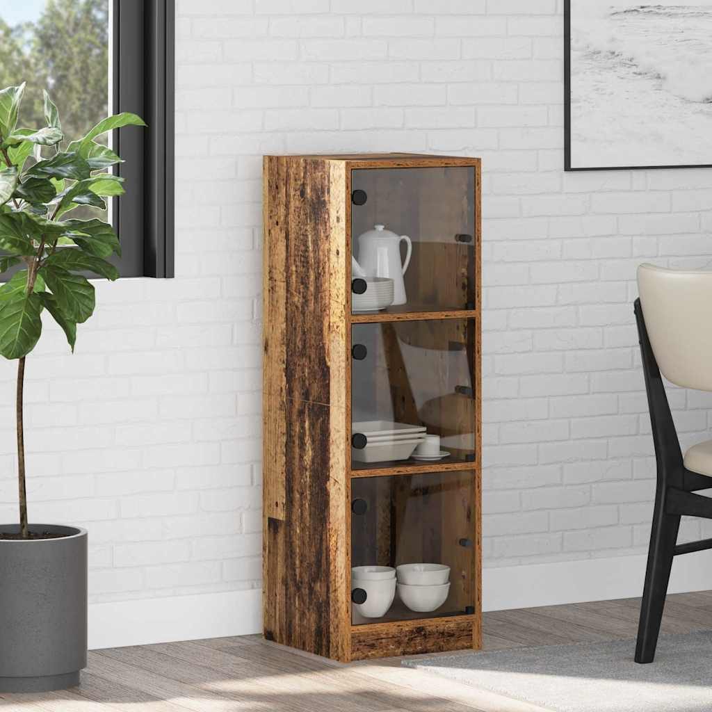 vidaXL Highboard Highboard Altholz 35 x 37 x 109 cm Holzwerkstoff (1 St)