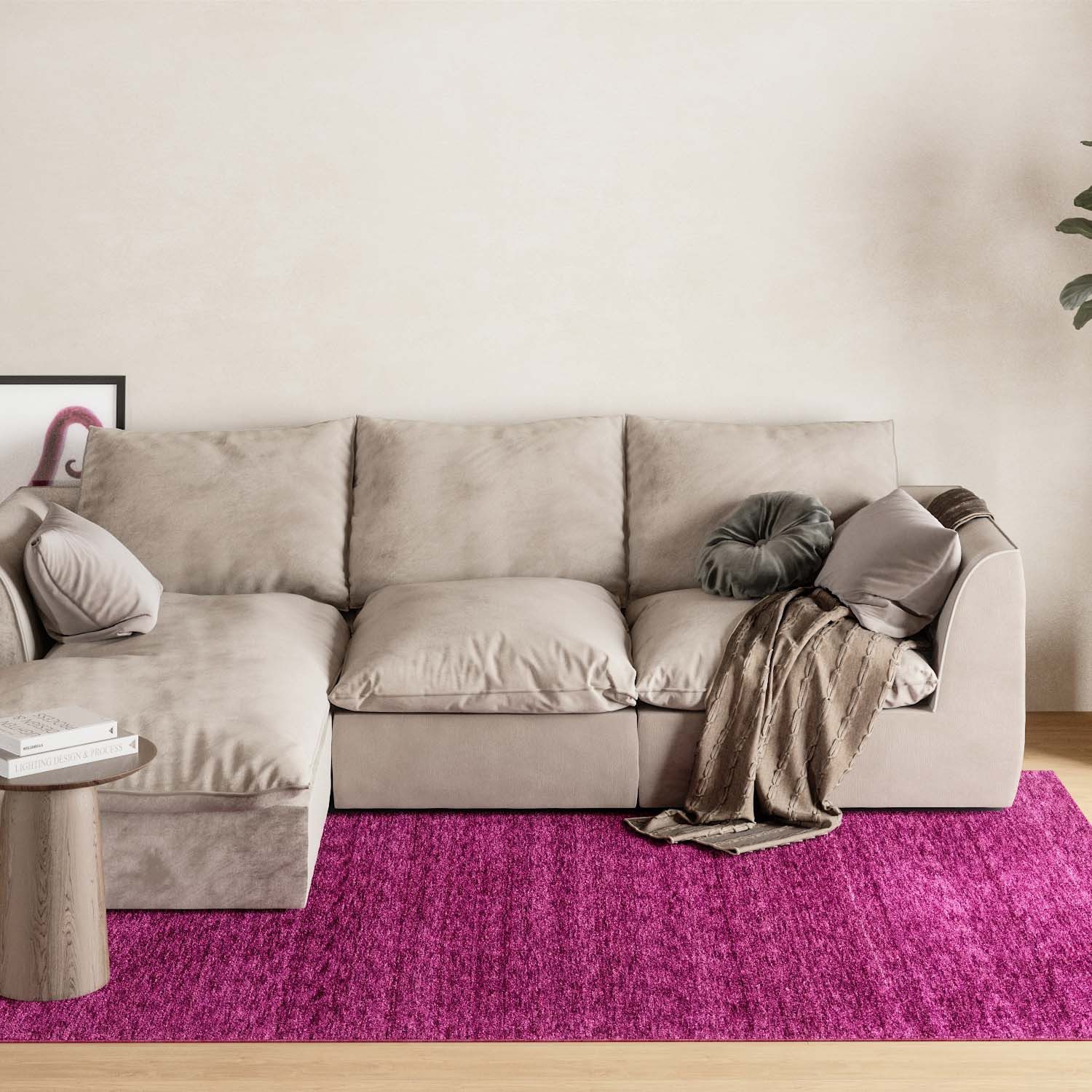 morgenland Wollteppich »Uni - Gabbeh Teppich - Softy«, rechteckig, 1,6 mm H günstig online kaufen