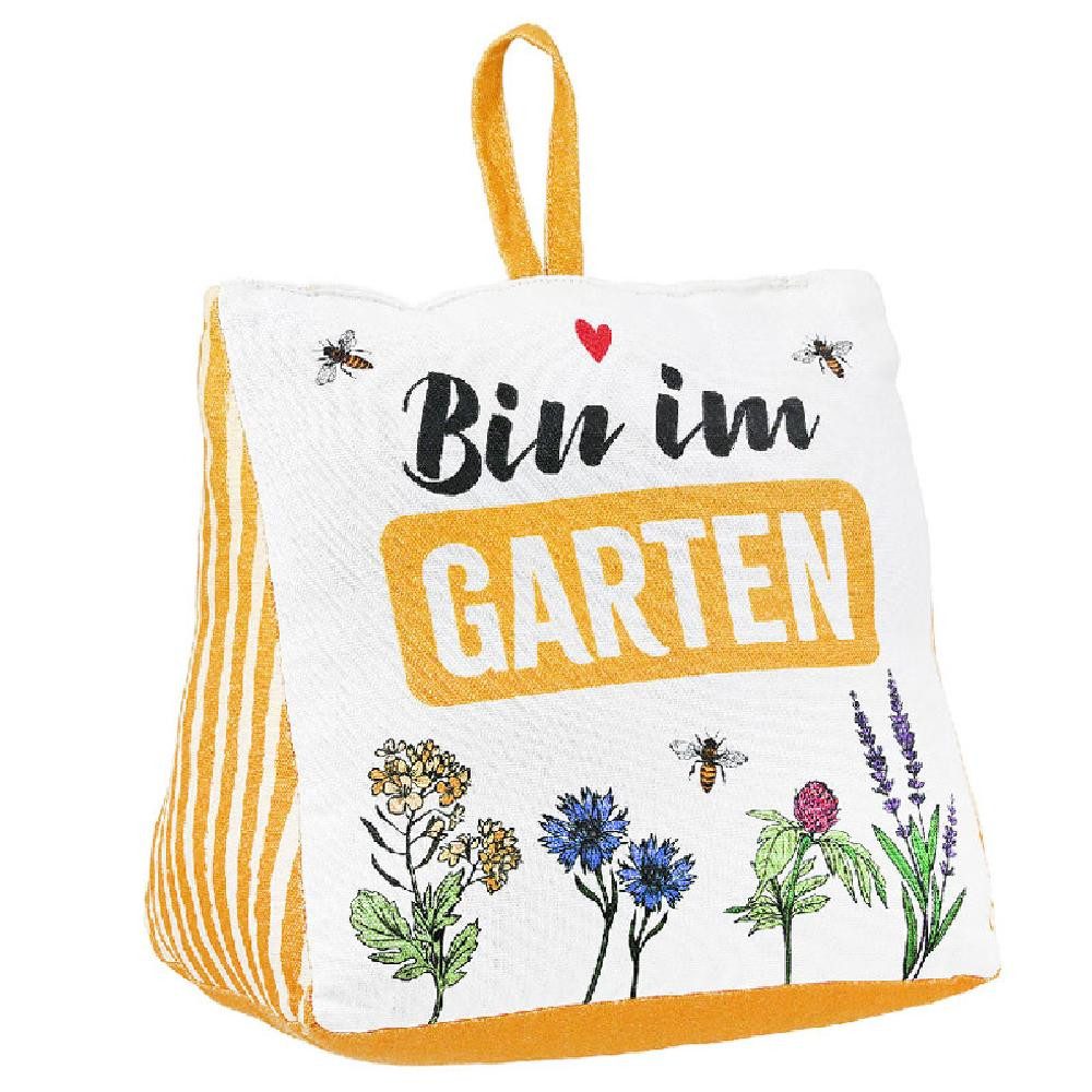 GILDE Türstopper Türstopper Dreieck Bin im Garten – Bild 2 von 3