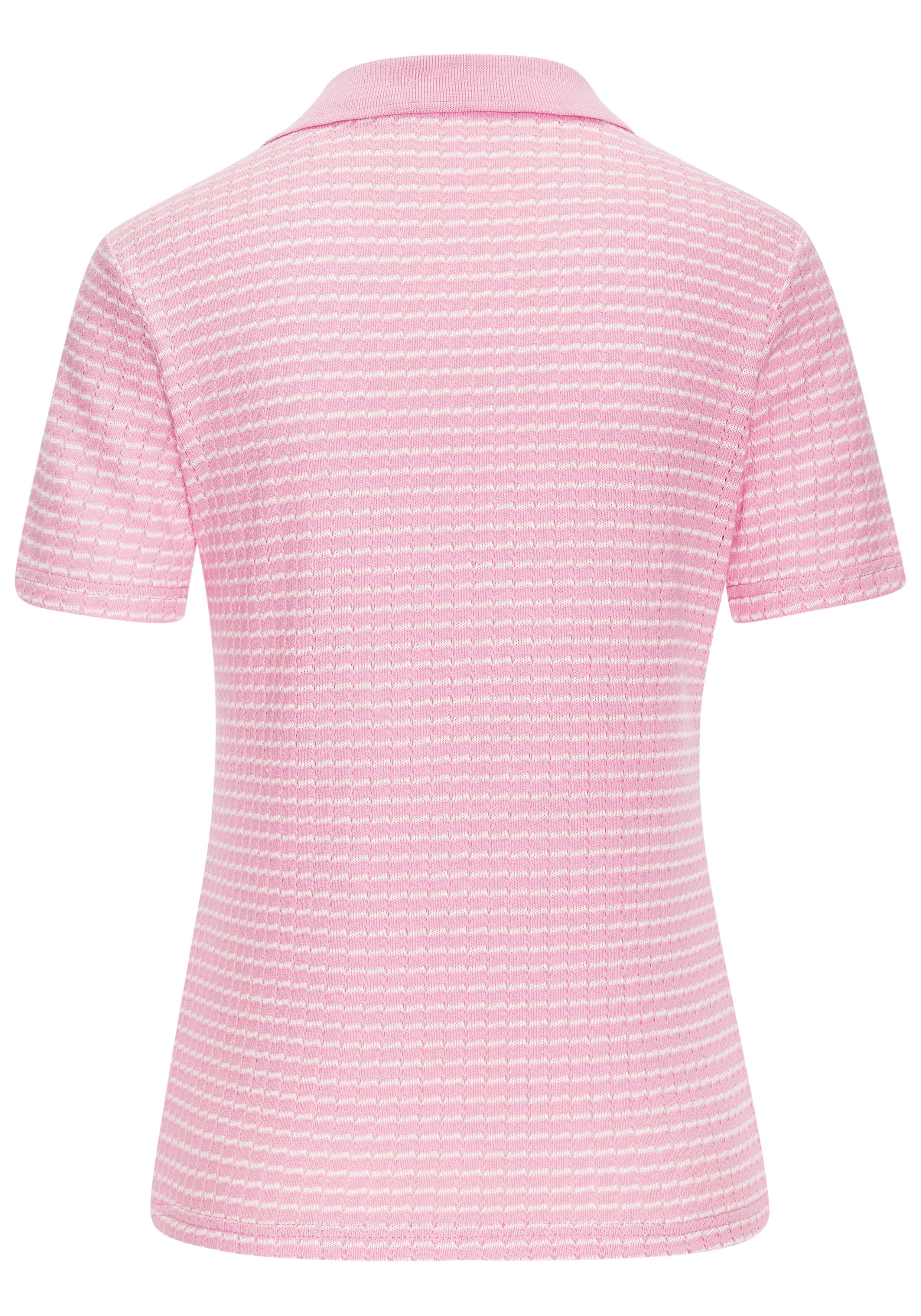 Vivance Poloshirt aus strukturierter Strickqualität schöne Strick-Qualität