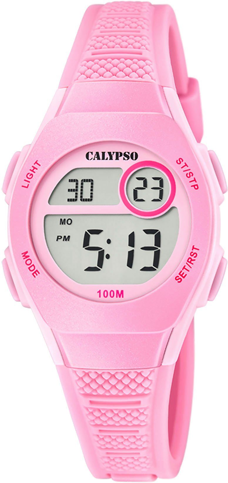 CALYPSO WATCHES Chronograph Junior Collection K5831/3, Quarzuhr, Kinderuhr, Datum, digital, Stoppfunktion, ideal als Geschenk