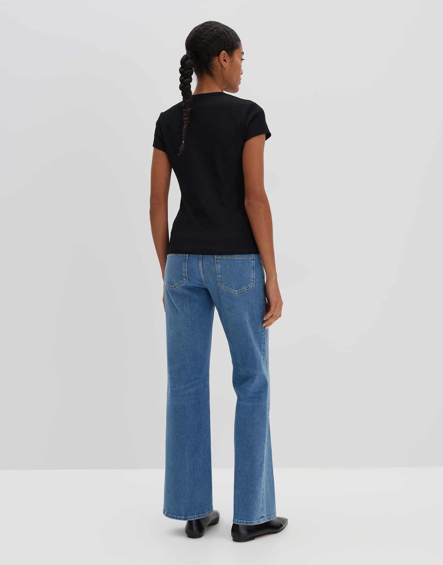 someday Kurzarmshirt Rippshirt KLEOH Slim aus BCI Cotton Mix