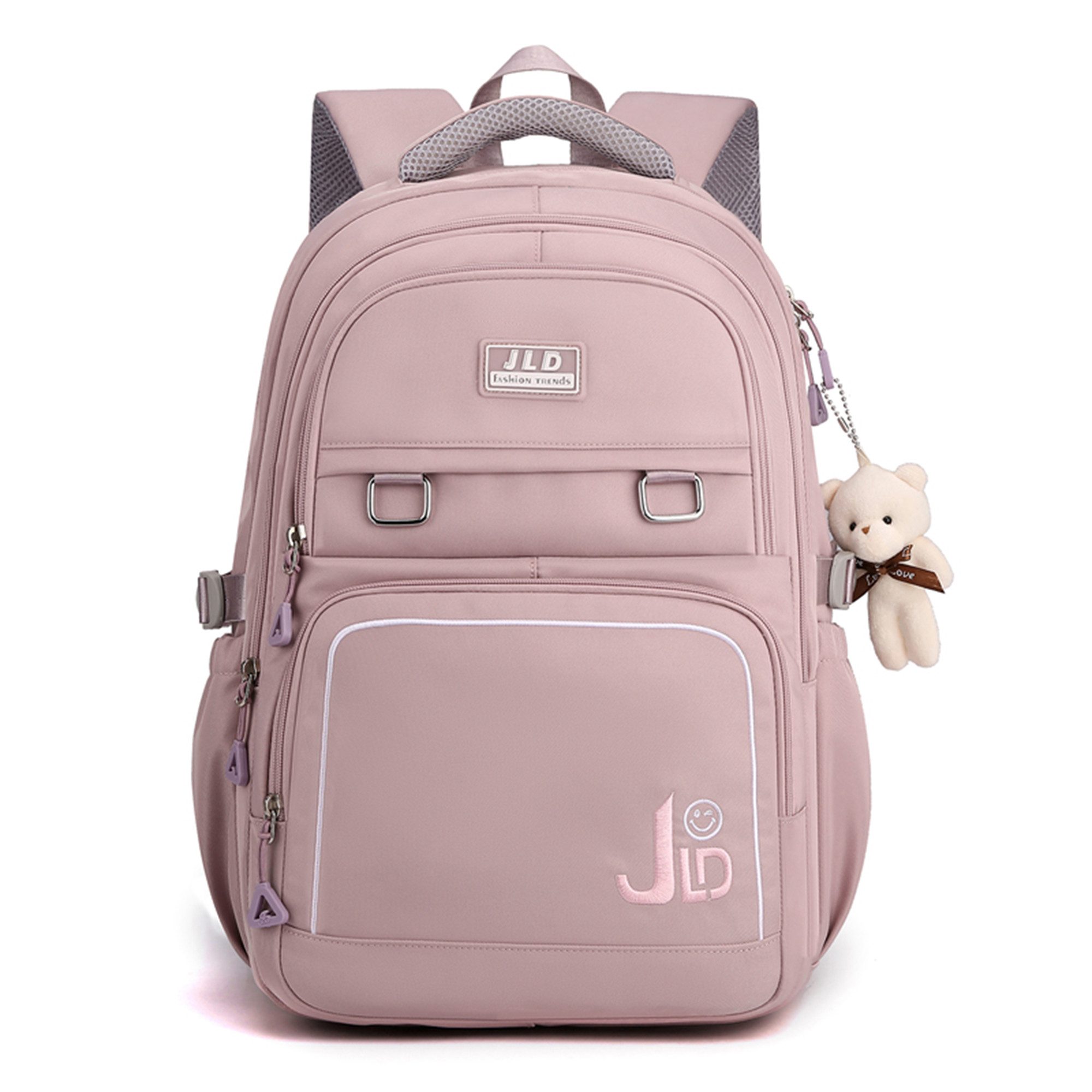 Anqier Schulrucksack Rucksack Schulrucksack,Rucksack Laptop Tasche 16 Zoll (freizeitrucksack,Cityrucksack damen,Tagesrucksack,Laptoptasche, Schule Jungen Mädchen Teenager Ergonomisch), Backpack Daypack für Schule, Fahrradfahren, Freizeit und Reise