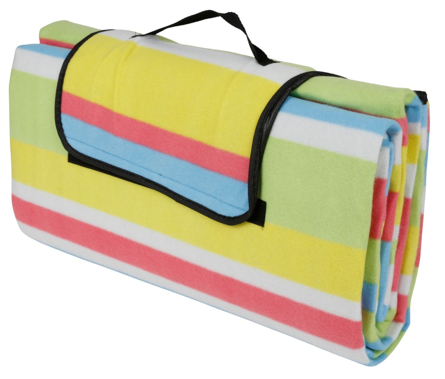 Campingdecke Bunt Picknickdecke BURI 200x200cm Picknickdecke Reisedecke, Strandmatte