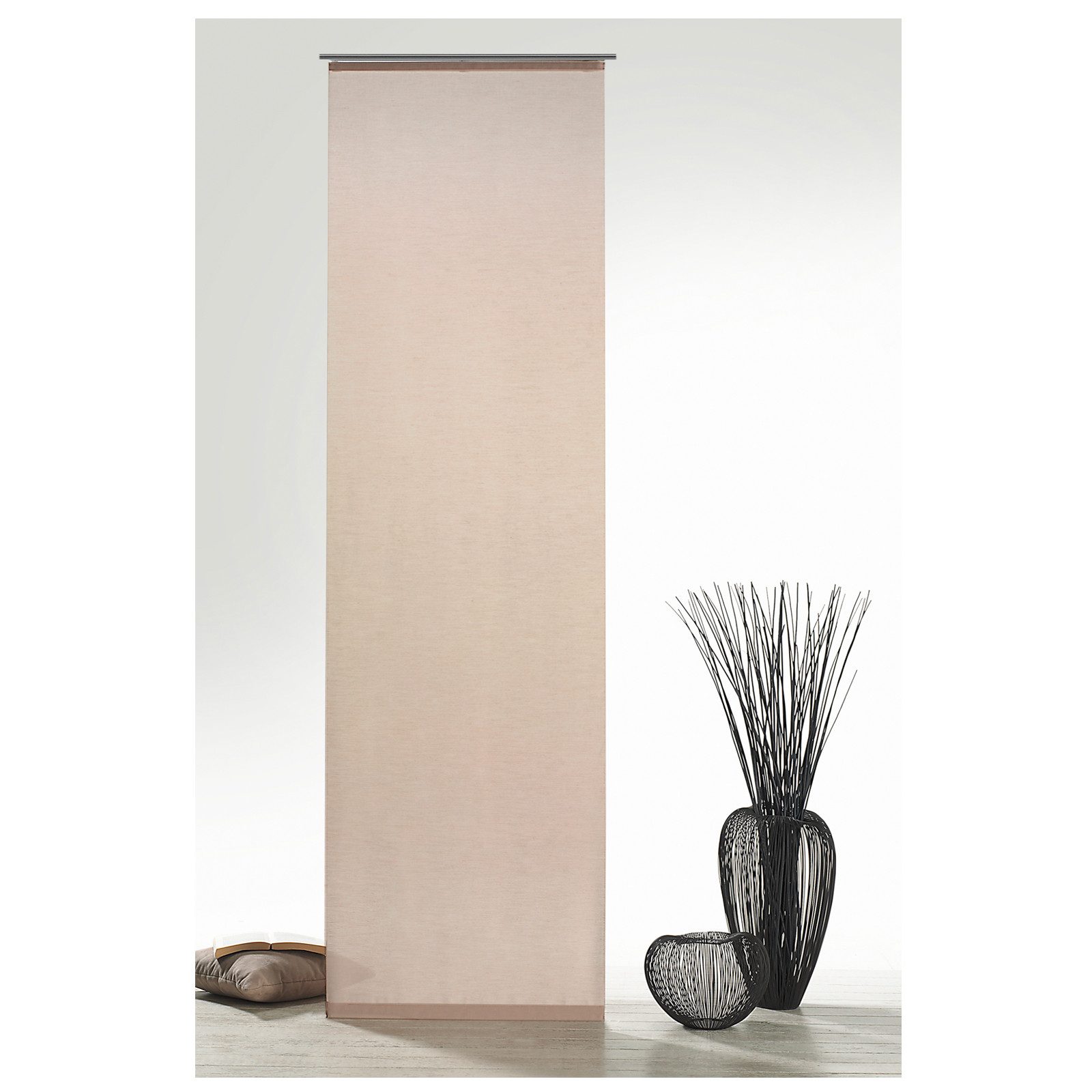 heimtexland Schiebegardine Batist Optik Natur Flächenvorhang Gardine Typ410 günstig online kaufen