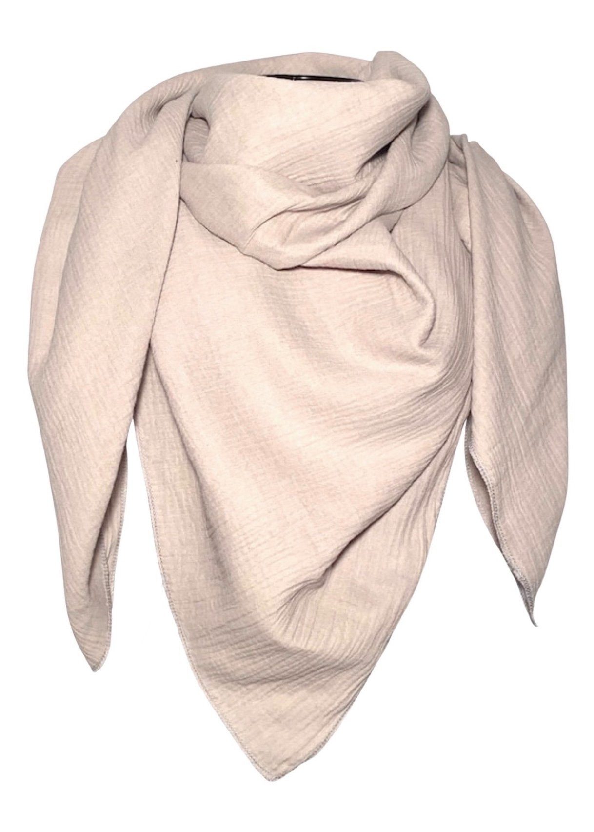 Modetuch XXL Musselintuch Kinder / Damen XXL, UNI sand