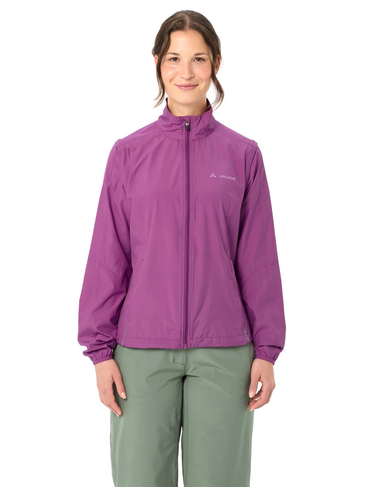 VAUDE Outdoorjacke Women's Dundee Classic ZO Jacket (1-St) Windjacke zum Radfahren