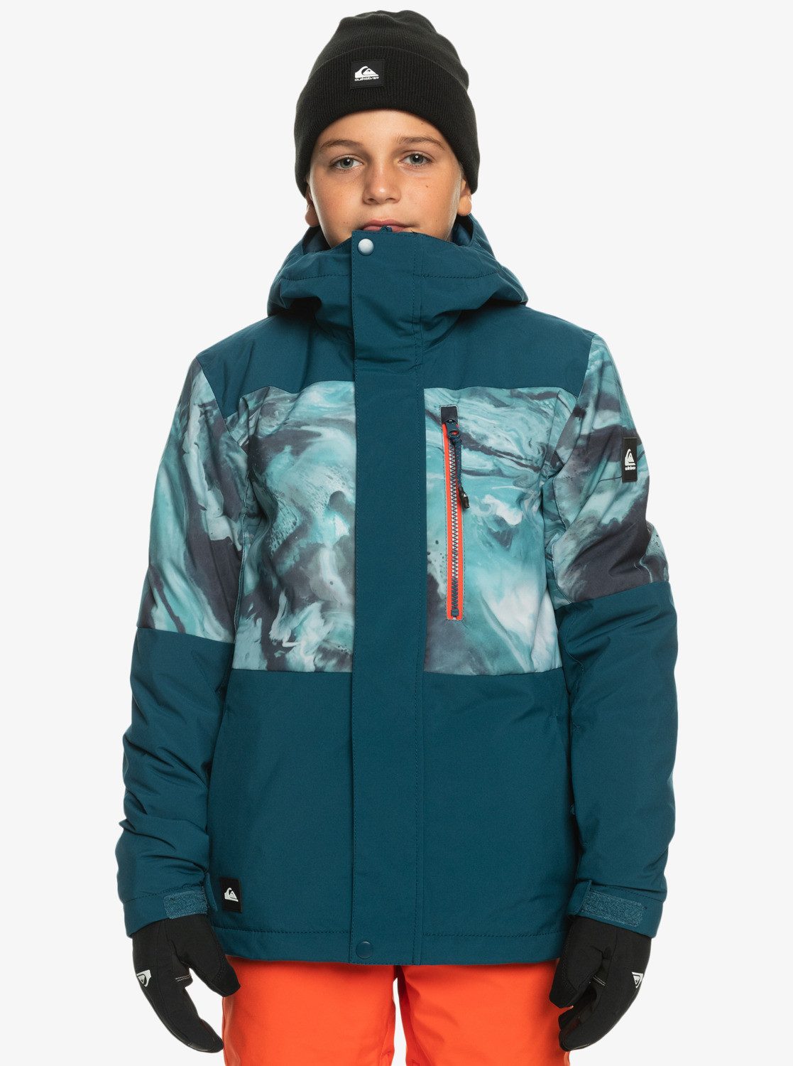 Quiksilver Schneejacke MISSION PRINTED BLOCK YOUTH JK