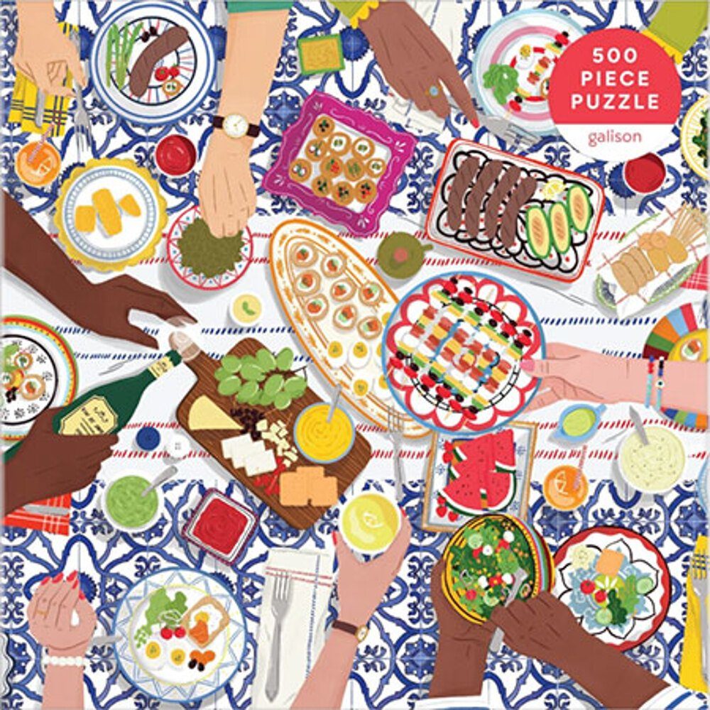 Chronicle Books Puzzle Gemeinsam bei Tisch, Puzzleteile