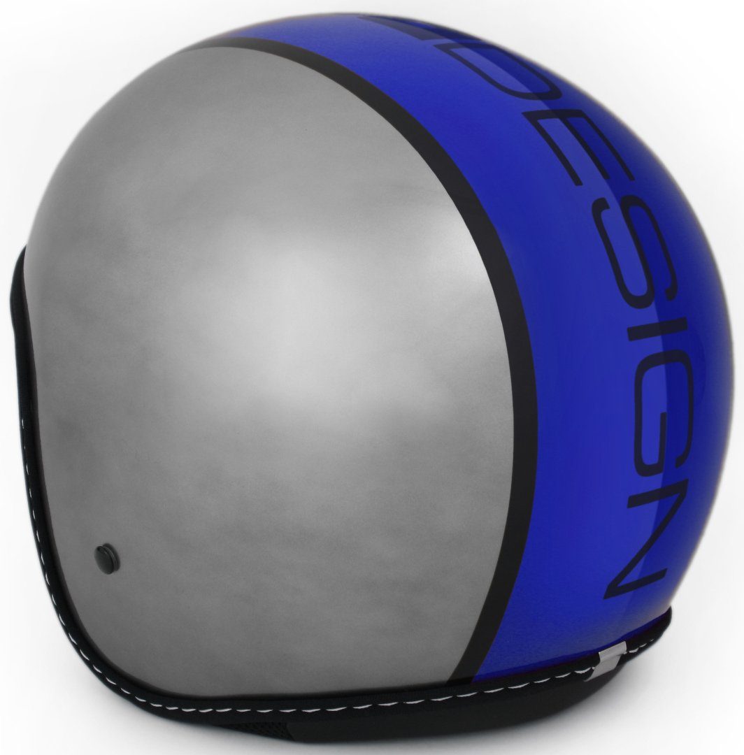 Momo Motorradhelm Blade Glossy Blue Jethelm