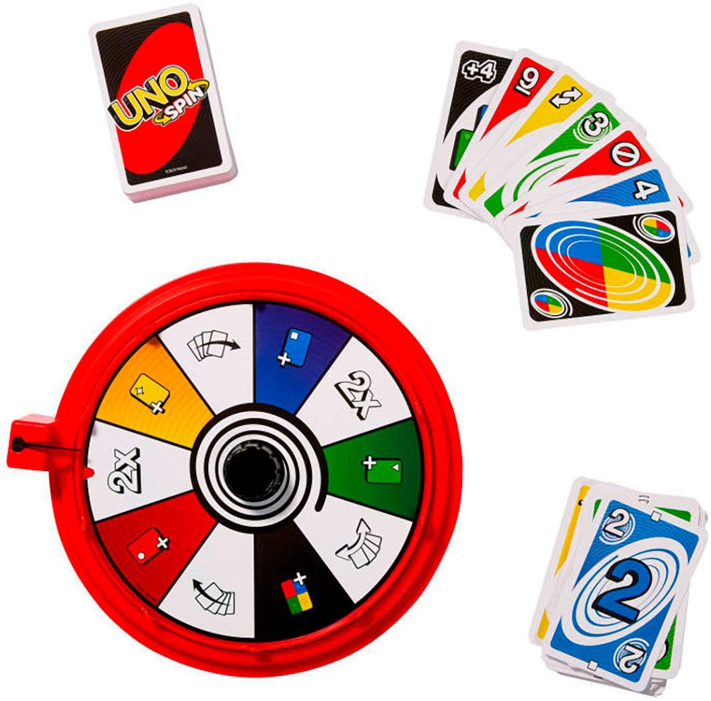Mattel games Spiel UNO Spin, Gesellschaftsspiel