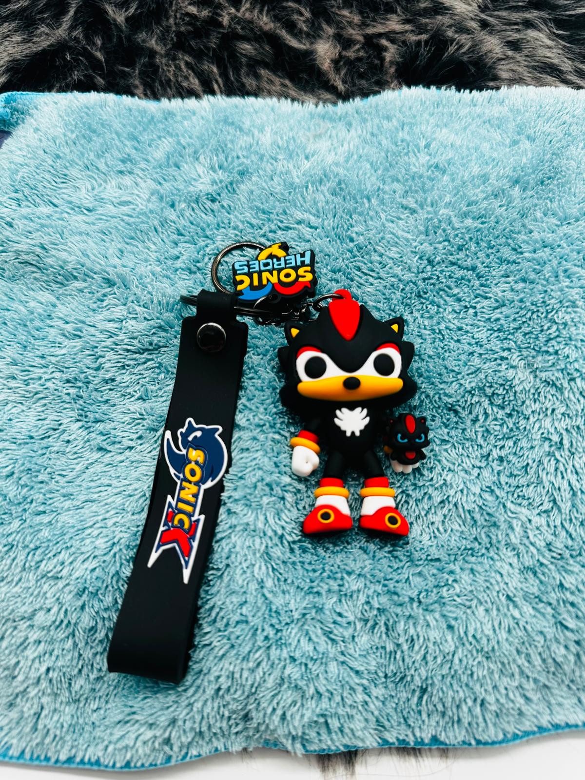 soma Schlüsselanhänger Schlüsselanhänger Sonic the Hedgehog 7cm Geschenk Cartoon schwarz (1-tlg), Schlüsselanhänger Haustierschlüsselanhänger Geschenk Hund Frau – Bild 2 von 5