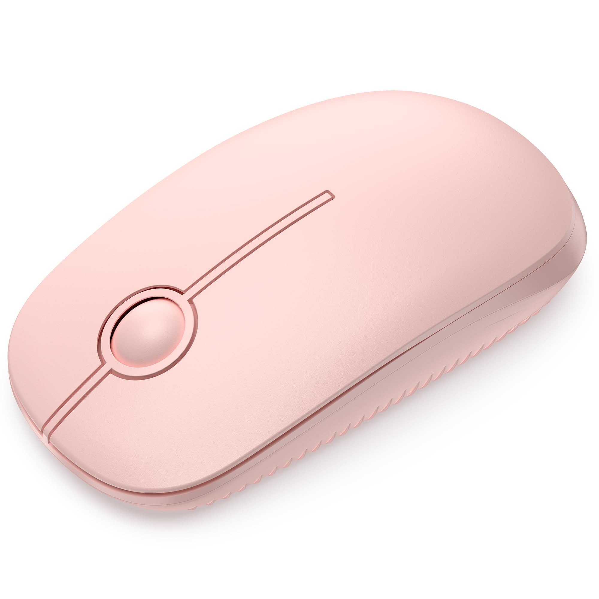 Seenda kabellose 2,4G-Maus, 1600DPI, 3 leise Tasten, 18M Akku, für alle Hände Maus (Funk, Geräuschloses Klicken, Ergonomisches Design)