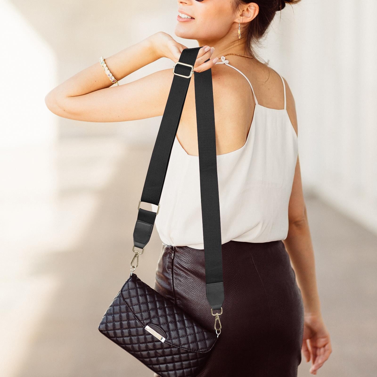 VERCO Schulterriemen einstellbar für Handtaschen Umhängegurt Ersatz Schulter Gurt Trageriemen Riemen verstellbar