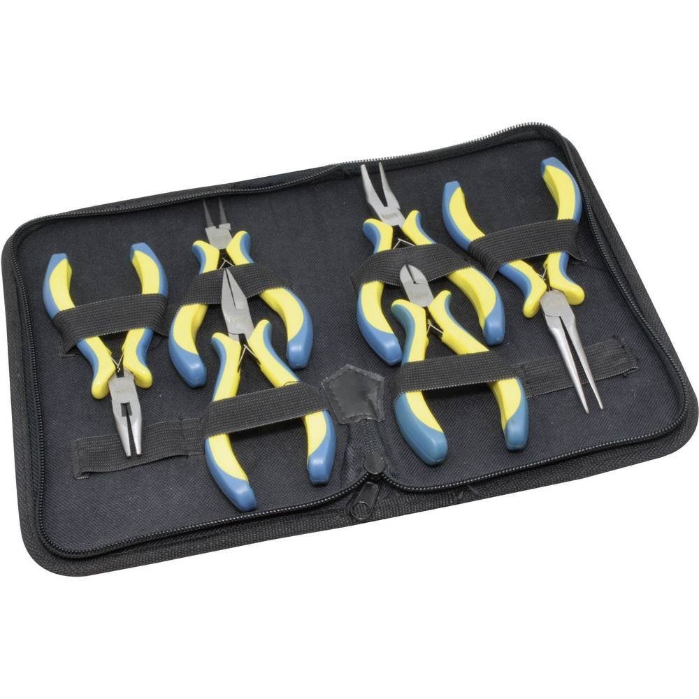 Donau Elektronik Zangenset 6 Feinmechaniker Zangen im Etui 3600
