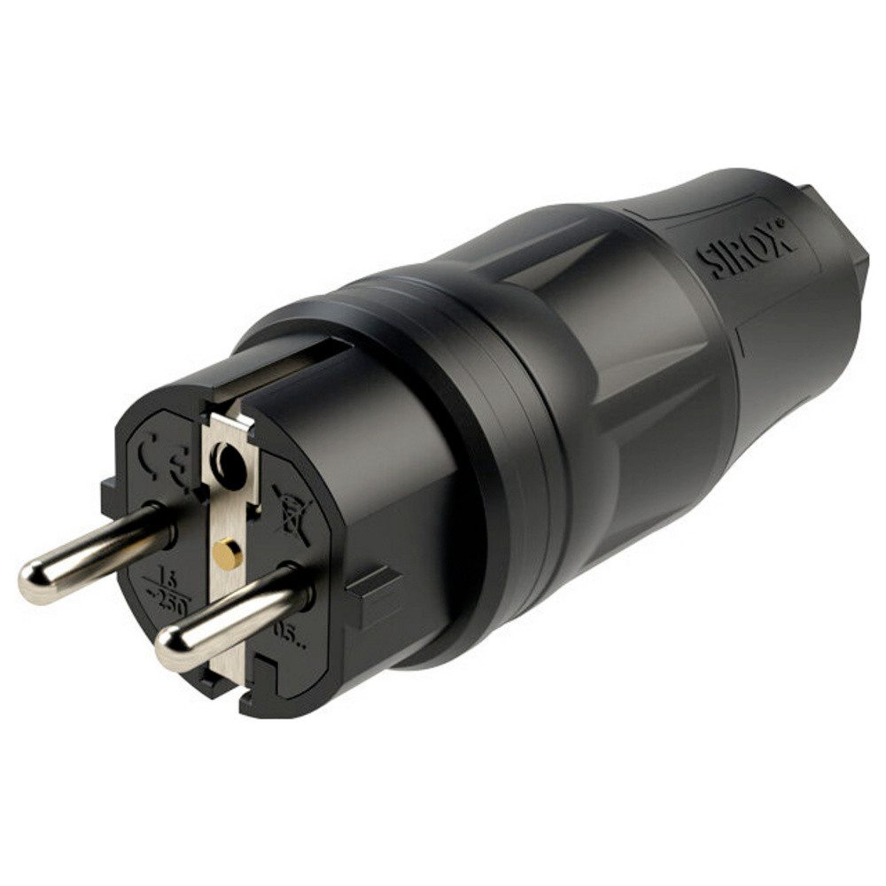 Sirox SIROX 802.501.01 Schutzkontaktstecker Gummi IP54 Steckernetzteil
