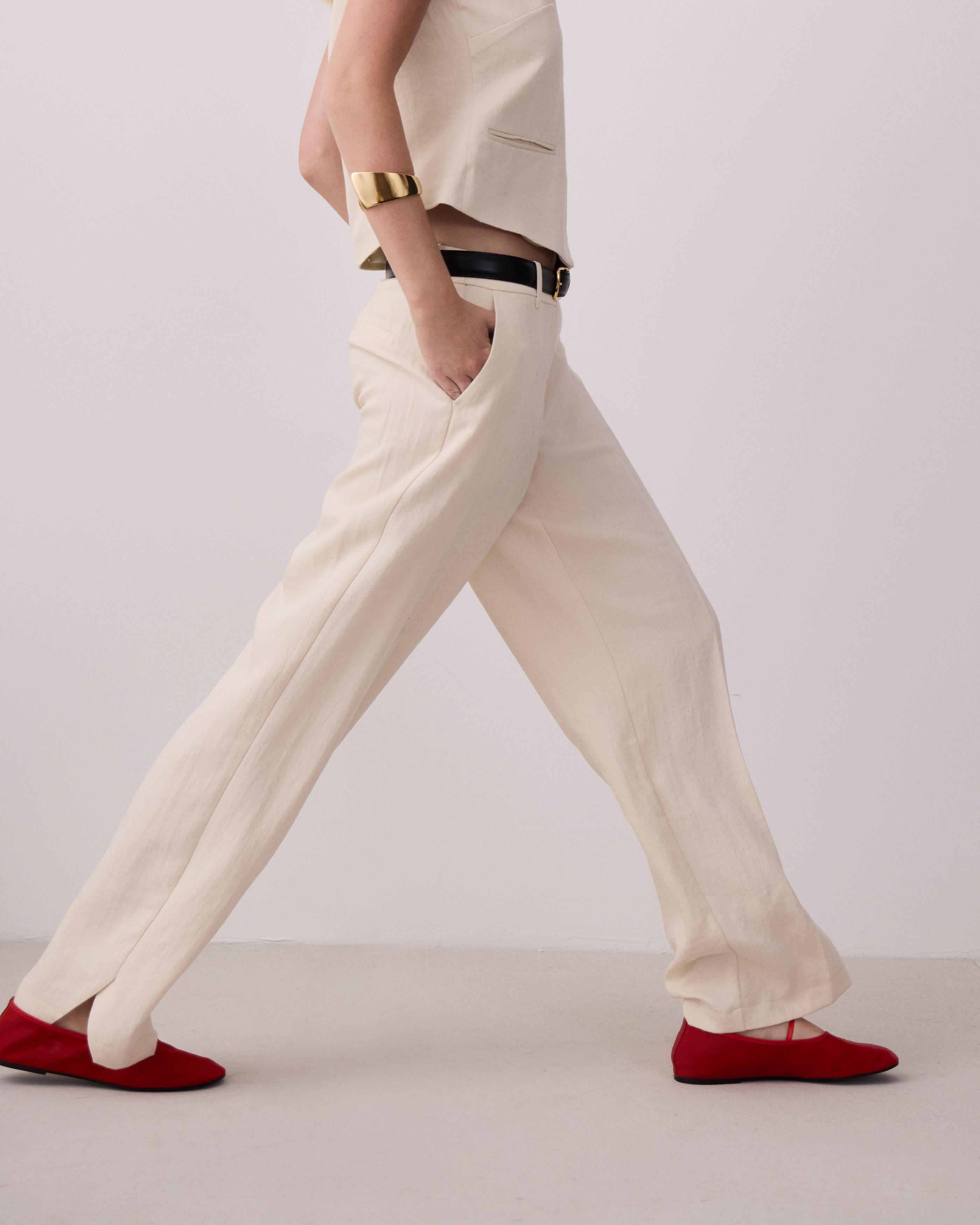 Vila Taillenhose VIFLEA RW TAILORED PANTS