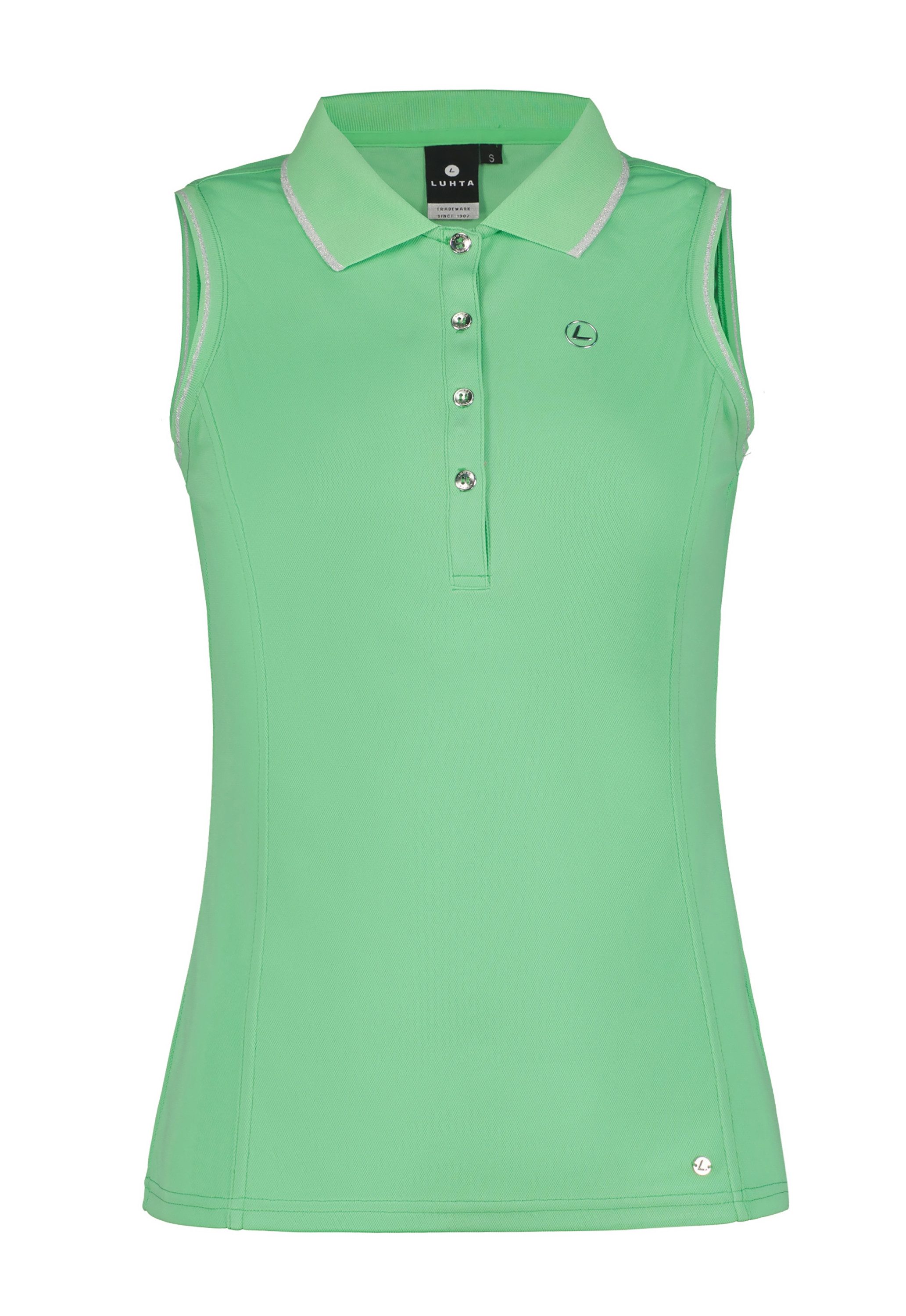 Icepeak Poloshirt Kivisaari Damen sleeveless Polo grün