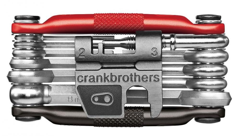 crankbrothers Fahrradwerkzeugset Crankbrothers Multi-17 Multitool schwarz-rot