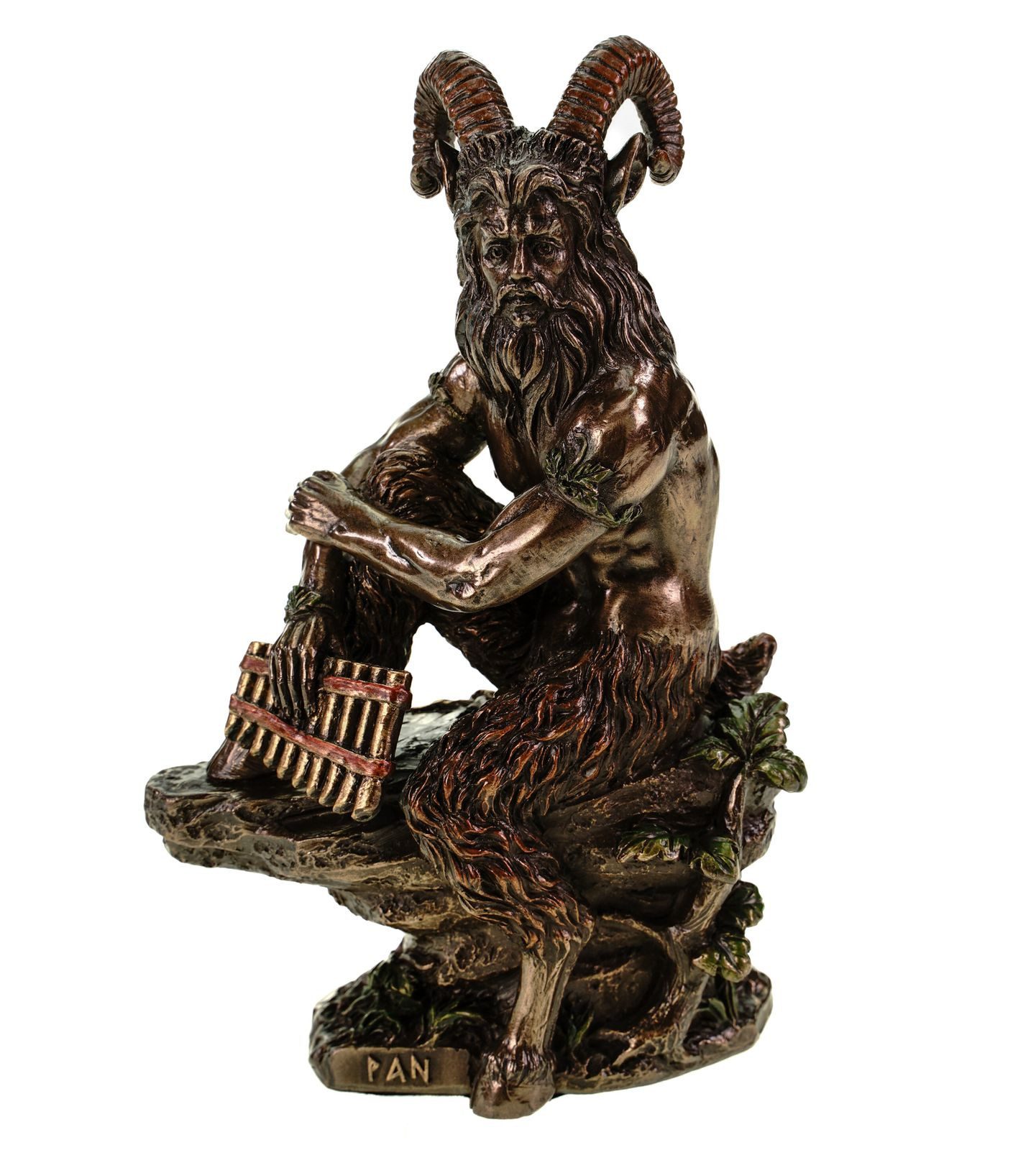 Dekofigur Dekofigur Pan Figur Griechischer Gott des Waldes 16cm by Veronese