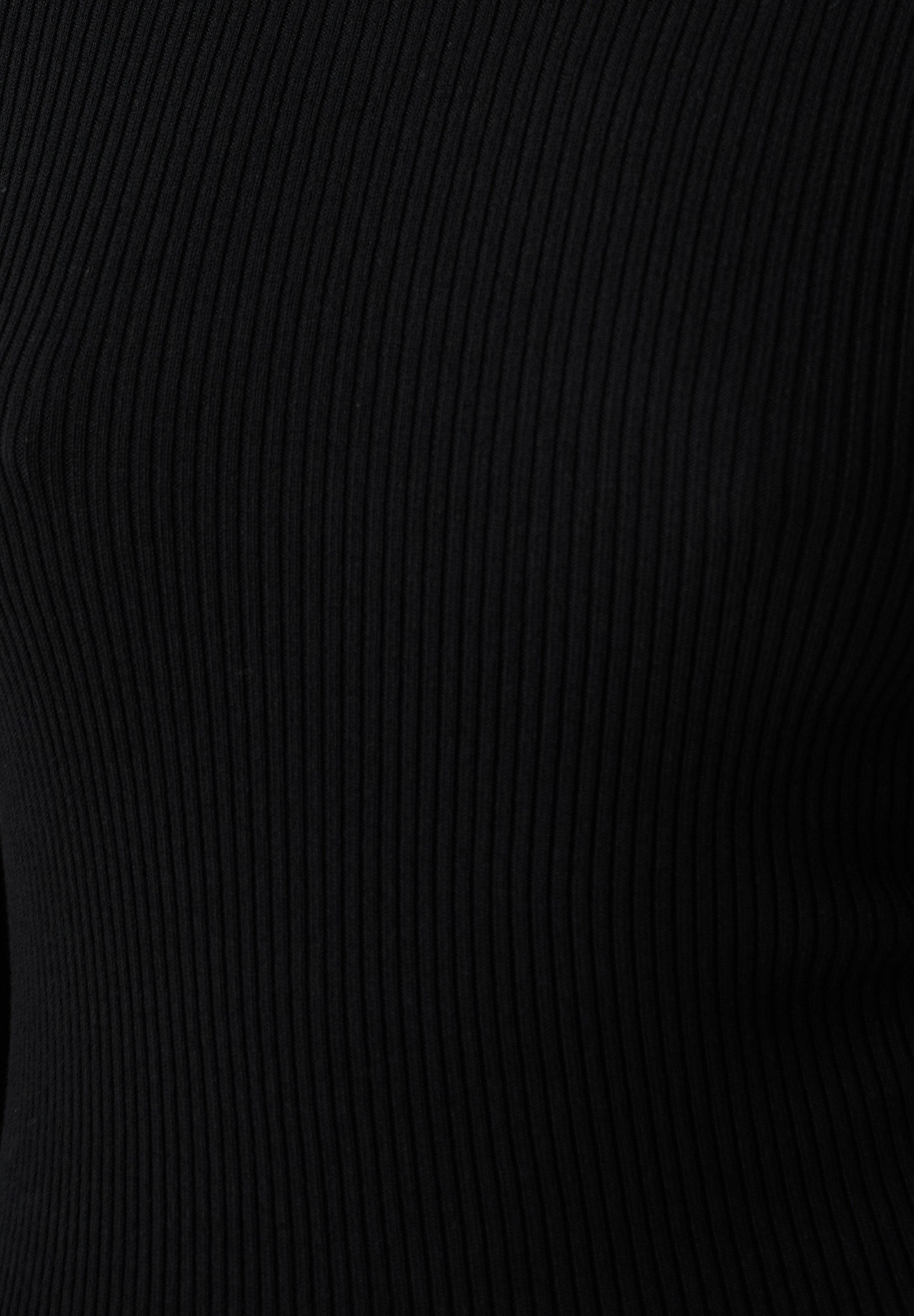 Les Lunes Langarmshirt Evii Rundhals, normale Länge, schlanke Passform, mittelschwerer Strick