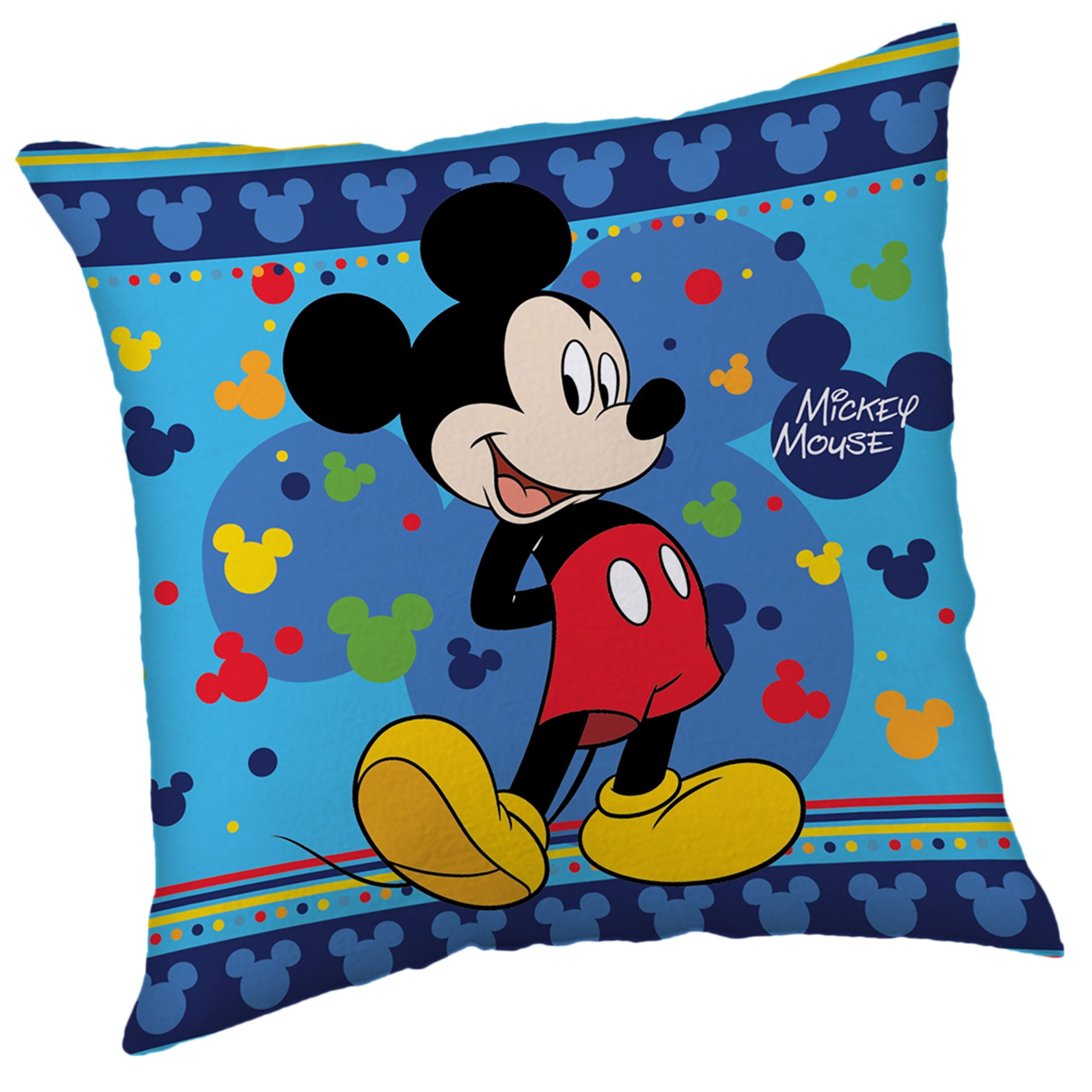 Disney Mickey Mouse Kopfkissen DISNEY Mickey Mouse Quadratisches Kissen, Dekokissen 40x40 cm
