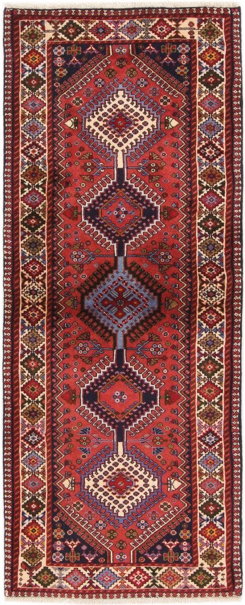 Orientteppich Yalameh 79x196 Handgeknüpfter Orientteppich / Perserteppich Läufer, Nain Trading, rechteckig, Höhe: 12 mm