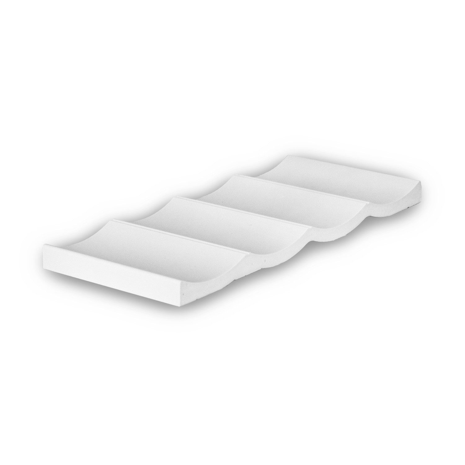 Orac Decor 3D Wandpaneel 1 MUSTERSTÜCK S-W116 10 cm MUSTER 3D Wandpaneel Zierelement, BxL: 25x10 cm, 0 qm, (1 MUSTERSTÜCK, Produktmuster, 1-tlg., Muster des 3D Wandpaneels) weiß