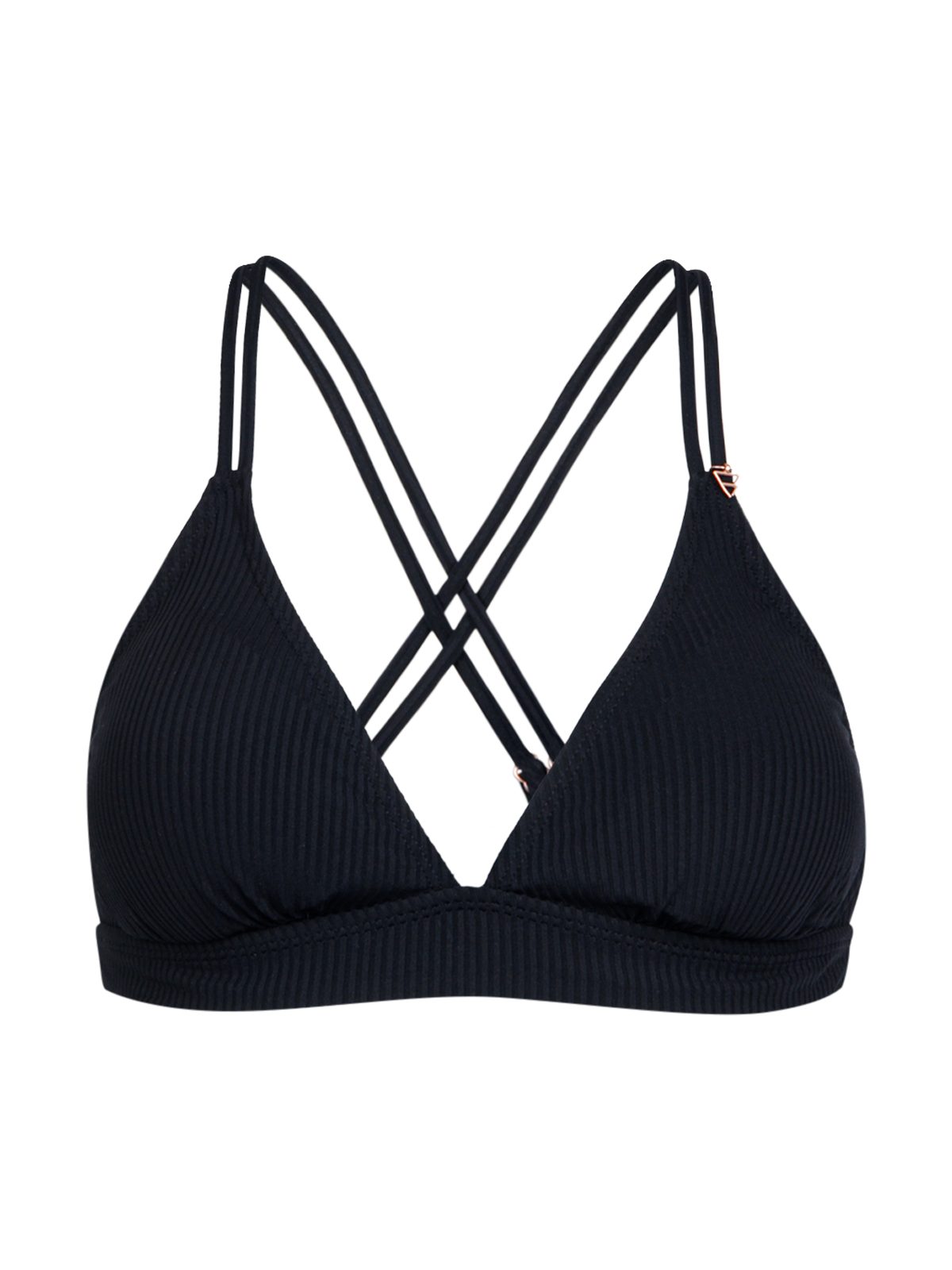 Brunotti Triangel-Bikini-Top Delphinia-Rib Women Bikini Top Black