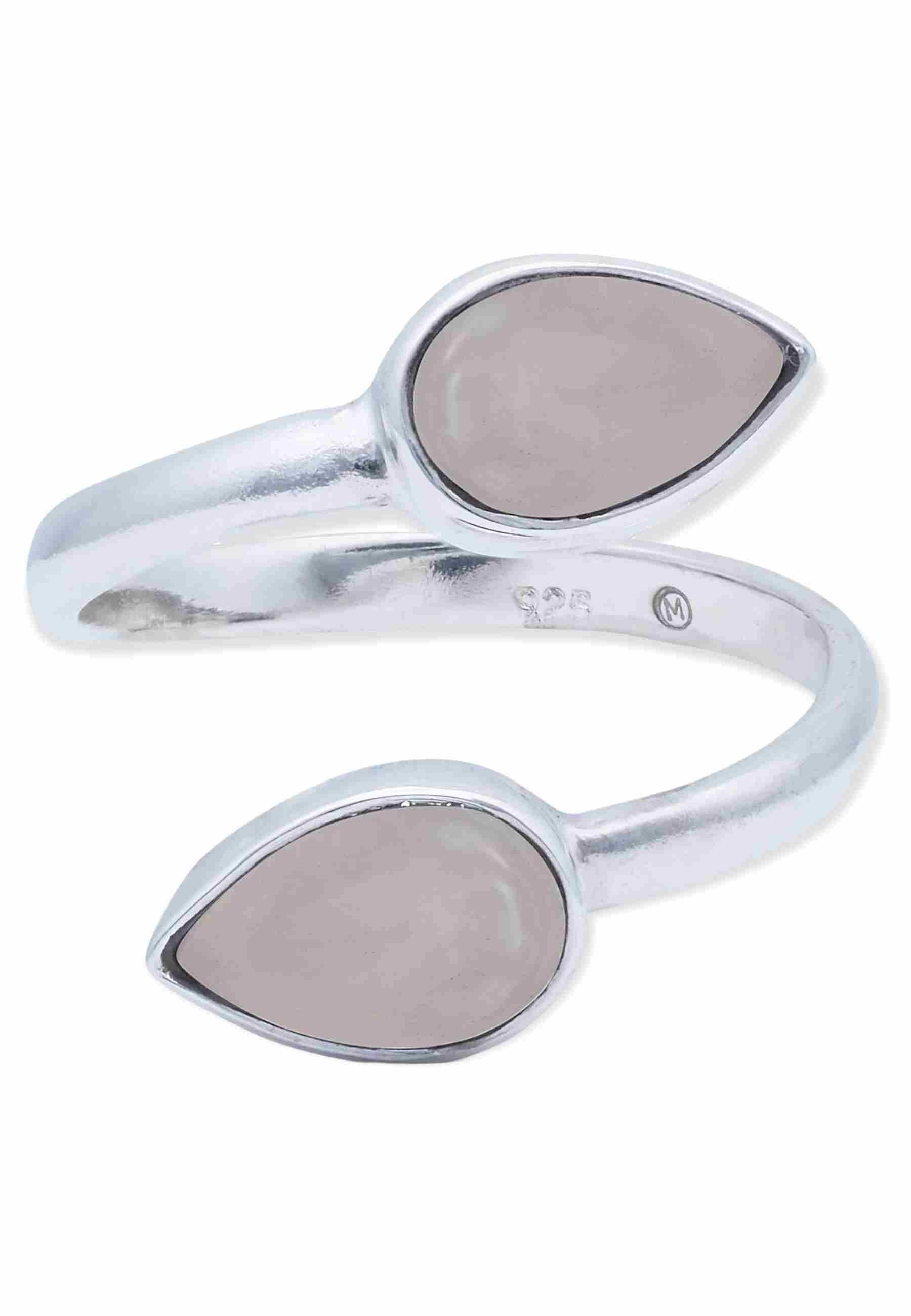 mantraroma Silberring (Ring mit Schmuckbeutel), Damenring aus 925er Silber