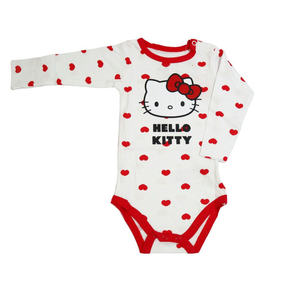 Hello Kitty Ползунки Hello Kitty Baby Kleinkind Body Einteiler Gr. 68 bis 92, Baumwolle