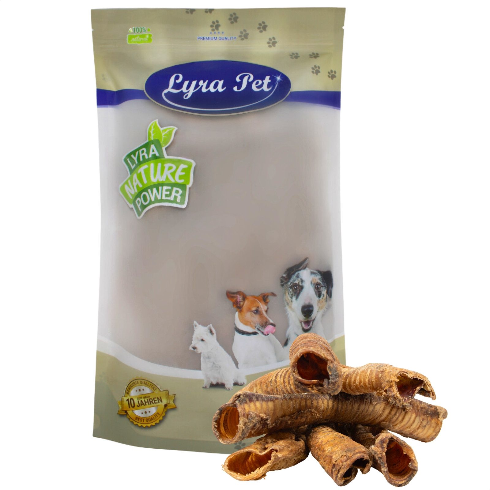 Lyra Pet 5 kg Lyra Pet® Rinderstrossen groß Rind, Kausnacks für: Hund