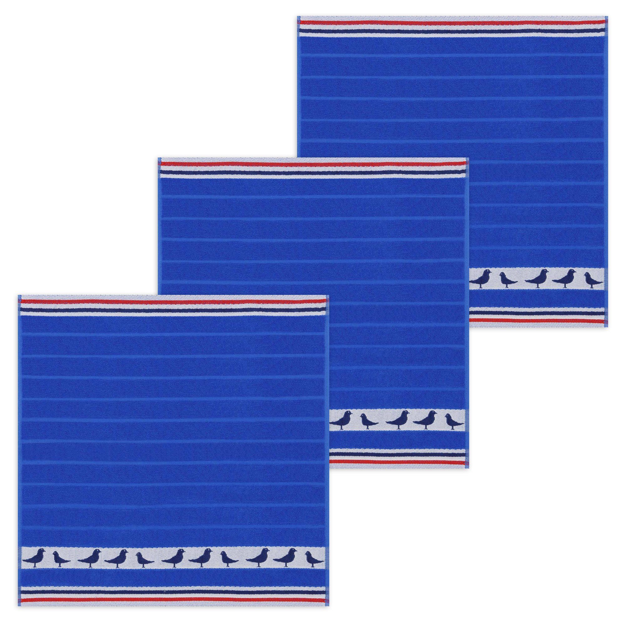 Kracht Geschirrtuch Nordsee, (Set, 3-tlg., Set), günstig online kaufen